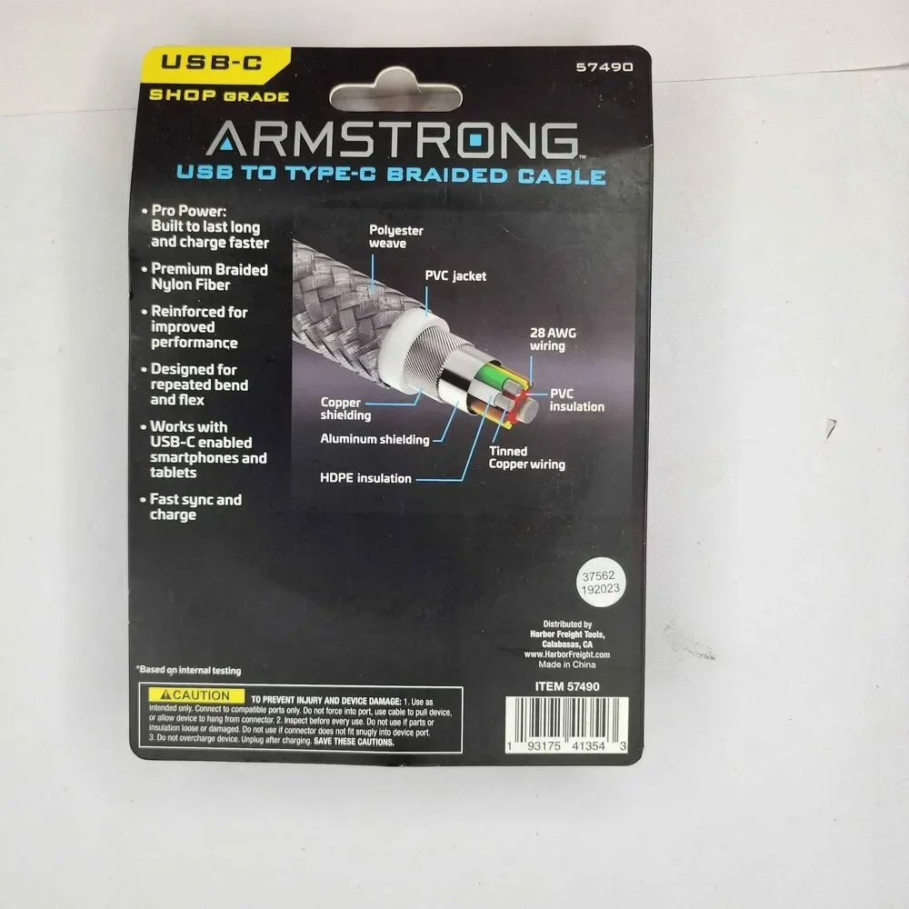 Armstrong USB C Cable 6ft.